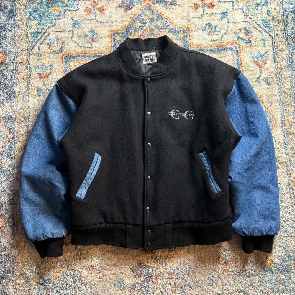 Vintage Gator’s Gym Varsity Jacket Small